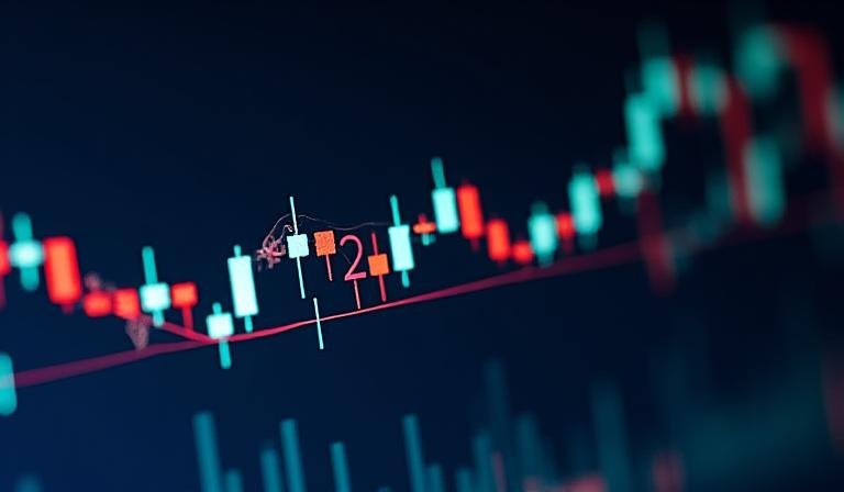 Technical analysis candlestick chart showing key support and resistance levels for USD/PHP pair